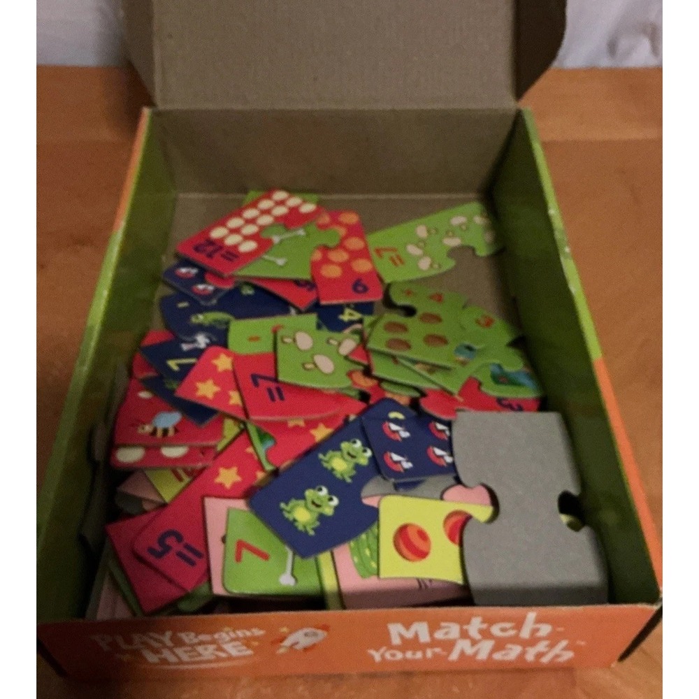 Match -Your- Math Single Solution Puzzles Age 4+ , 1-2 Player Educational Game - Picture 9 of 11